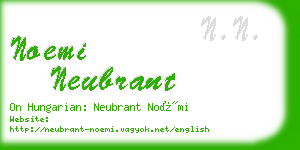 noemi neubrant business card